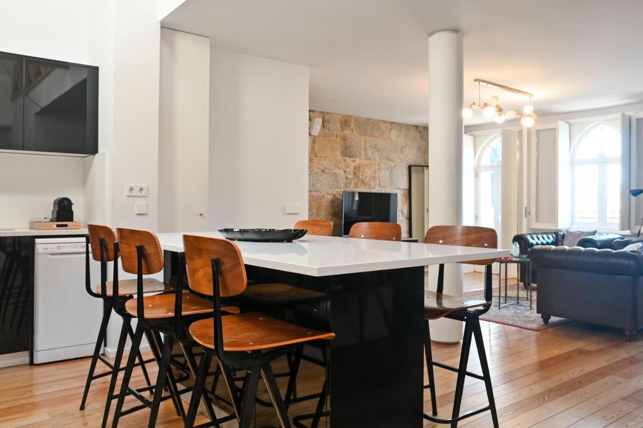 Oporto Chic&Cozy - Ribeira Apartment Bagian luar foto